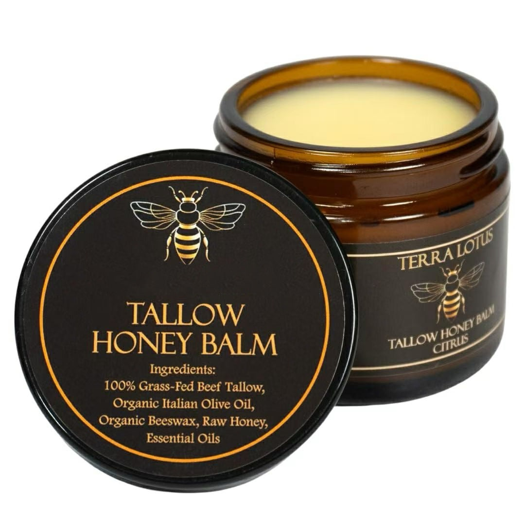 Tallow Honey Balm - 100% Natural Skin Moisturizer