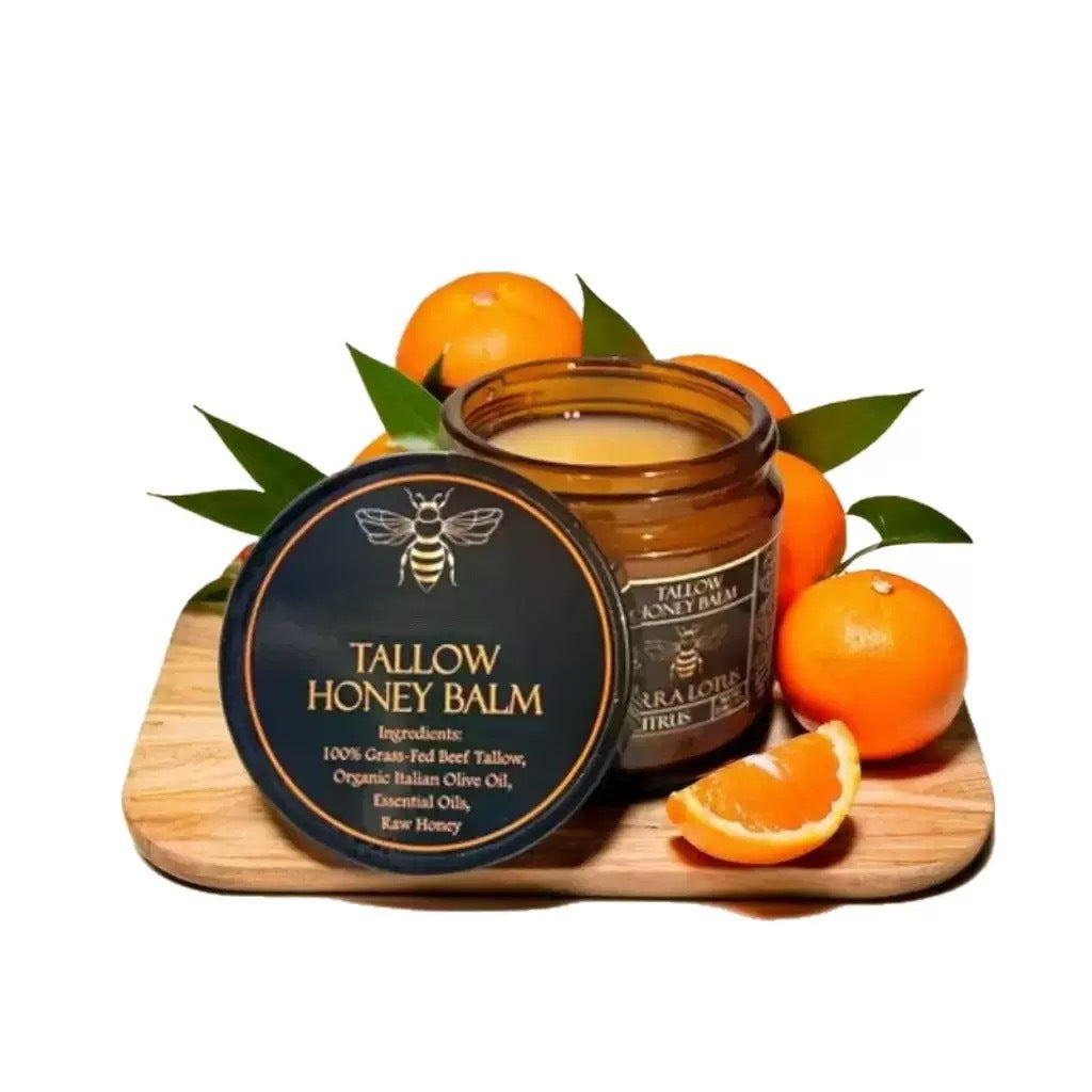 Tallow Honey Balm - 100% Natural Skin Moisturizer